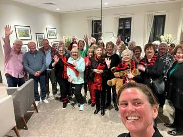 A Lifelong Love of the Bombers Brings Retirees Together